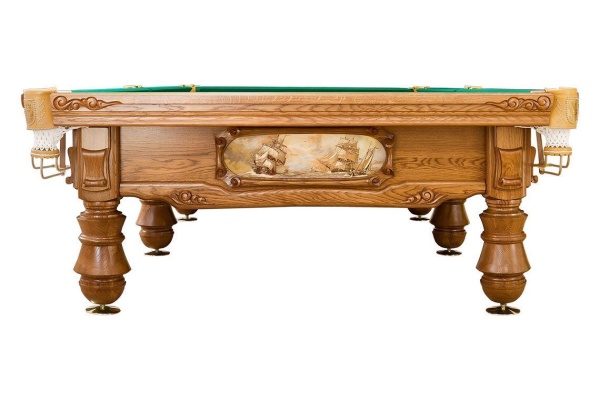 Бильярдный стол для русской пирамиды "Адмирал" (12 футов, дуб, сланец 45мм)