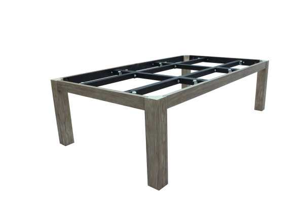 Бильярдный стол для пула RASSON "Penelope" 7 футов (silver mist) с плитой