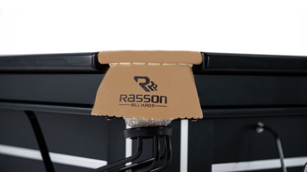 Бильярдный стол для снукера RASSON "Magnum Pro" (12 футов, черный, сланец 50 мм в комплекте с аксессуарами) с системой подогрева плит