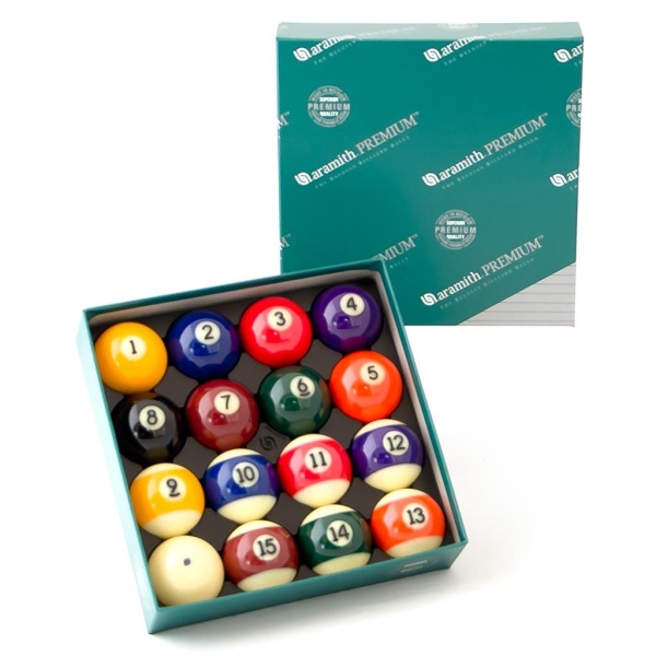 Комплект бильярдных шаров 57.2 мм "Aramith Premium"