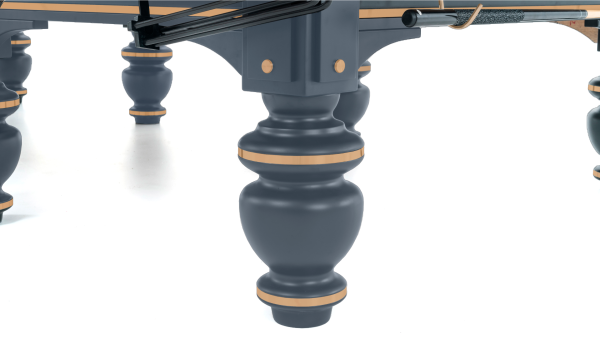 Бильярдный стол для снукера "Rasson Strong 2" 12 футов (серый, плита 45 мм в комплекте) с системой подогрева плит