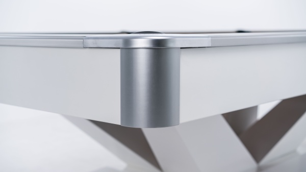 Бильярдный стол для пула "Victory II Plus" 9 ф (белый, сланец 30 мм)