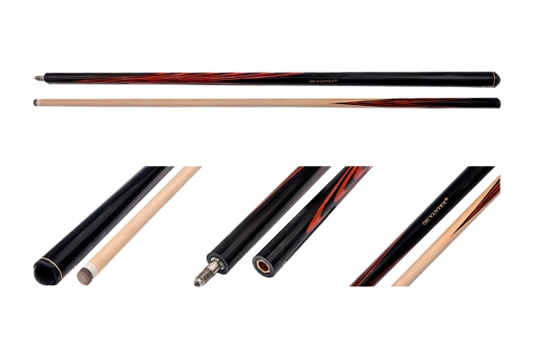 Двухсоставной бильярдный кий для русской пирамиды "Vantex Классика" (чёрный граб, граб)