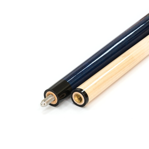 Двухсоставной бильярдный кий для пула "Classic Beginner" (синий)