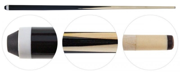 Цельный бильярдный кий для пула Classic "Ramin" (черный) 90 см