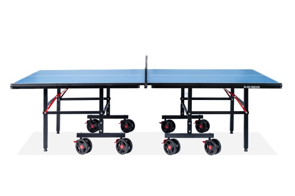 Теннисный стол складной для помещений "W-385 Indoor" (274 Х 152.5 Х 76 см )  с комплектом (сетка, 2 ракетки ,3 шарика ) Y